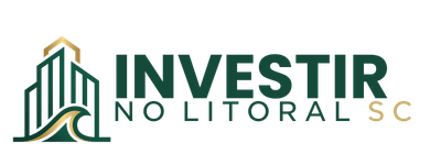Logotipo oficial do Investir no Litoral SC, consultoria especializada em imóveis de alto padrão, lançamentos e investimentos em Balneário Camboriú, Itapema e Porto Belo.