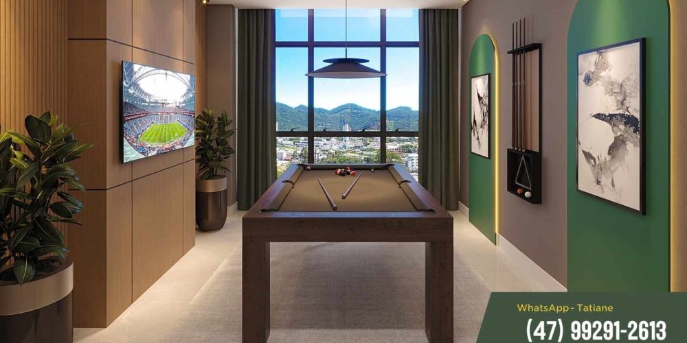 Planta da unidade 2 suítes Tipo 02 de 74 a 94 m² no Residencial Di Maiori, Itapema/SC